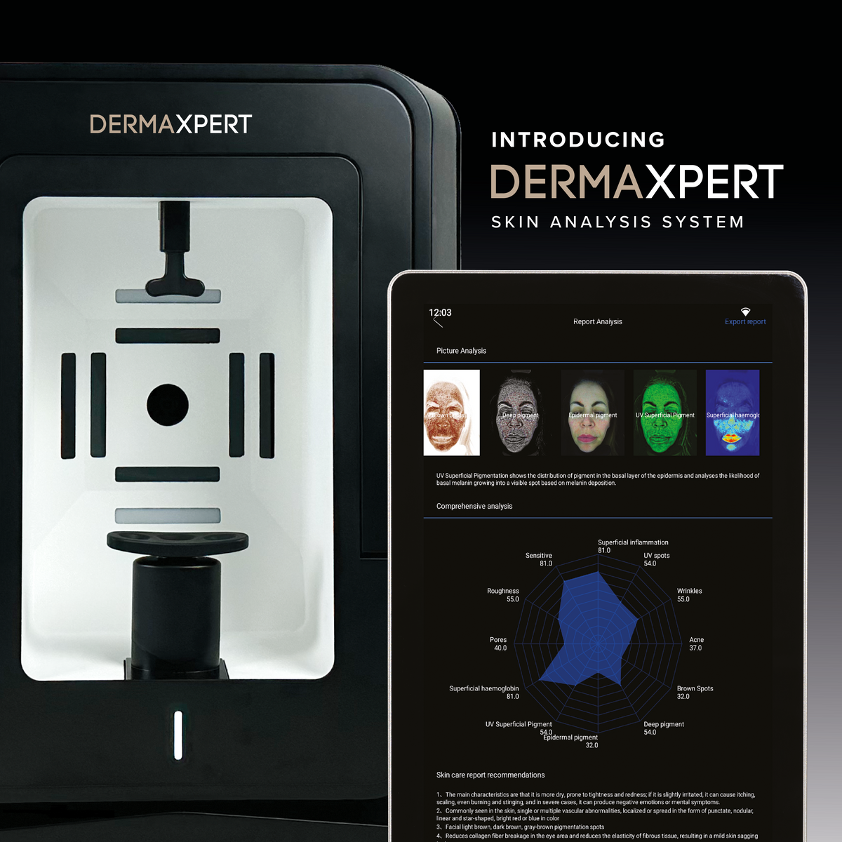 DermaXpert Skin Analysis – Hidden Beauty