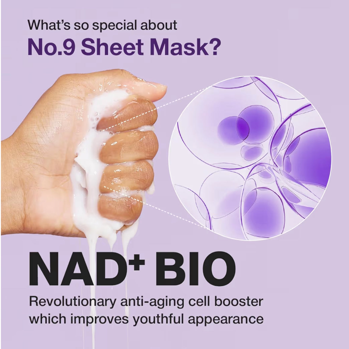 Numbuzin No.9 Nad+ Bio Lifting Full Face Mask 4 Sheets+Lifting Band