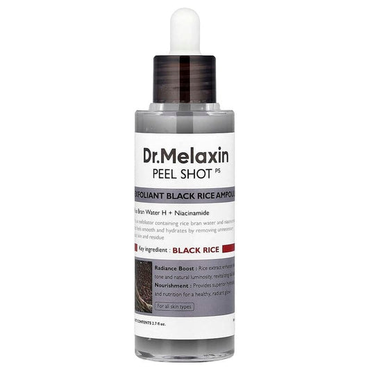 DR Melaxin Peel Shot Glow Black Rice Ampoule 80ml