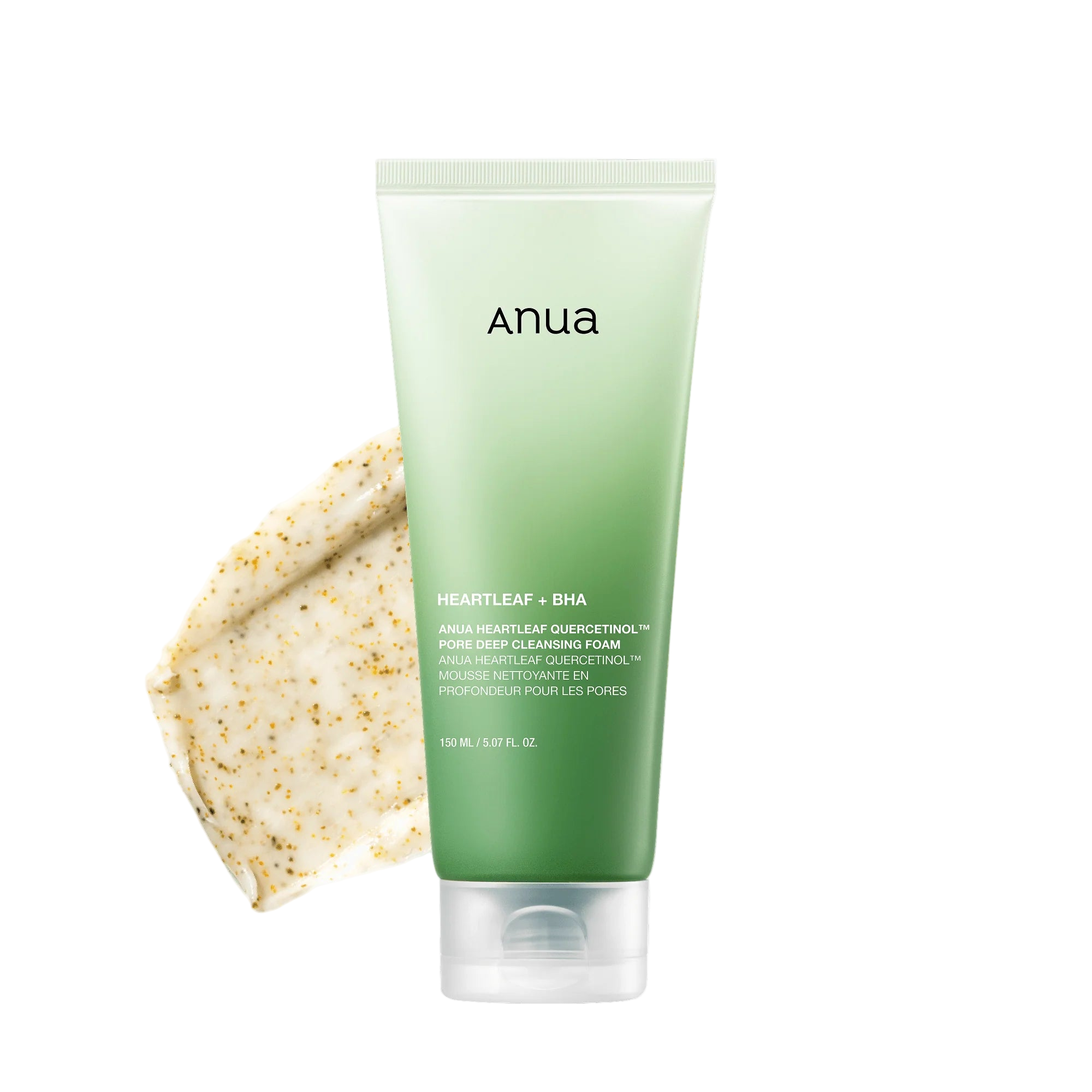 ANUA Heartleaf Quercetinol Pore Deep Cleansing Foam 150ml - Hidden Beauty