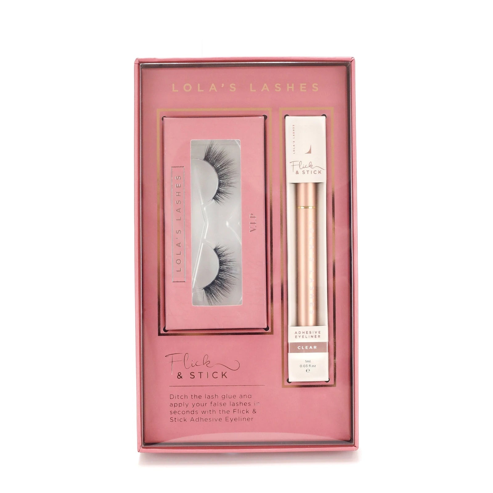 LOLA'S LASHES X LIBERTY FLICK & STICK KIT BOX - V.I.P - Hidden Beauty Shop