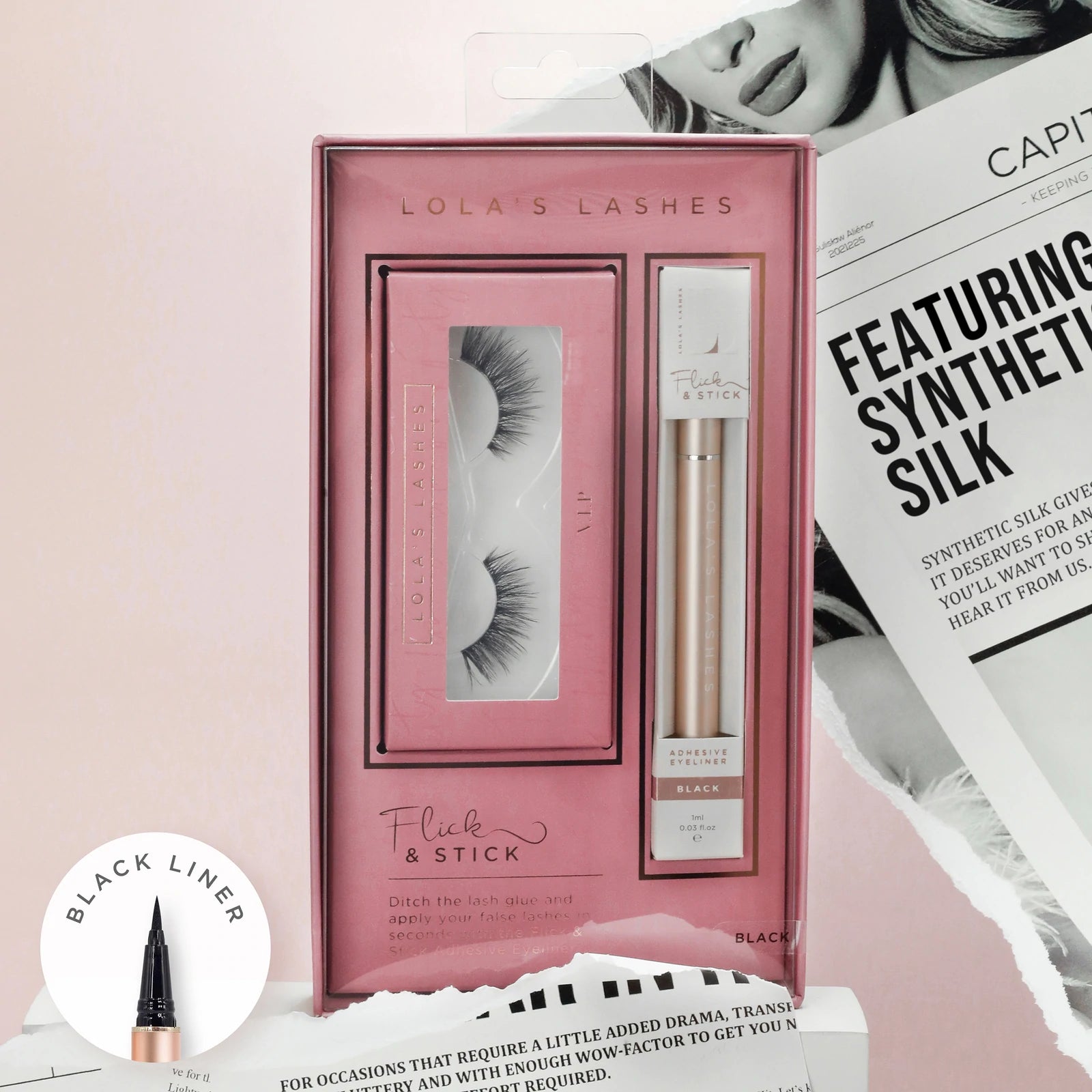 LOLA'S LASHES X LIBERTY FLICK & STICK KIT BOX - V.I.P - Hidden Beauty Shop