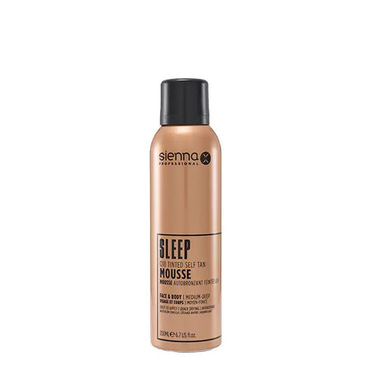 Sienna X Sleep Q10 Tinted Self Tan Mousse 200ml - Hidden Beauty Shop